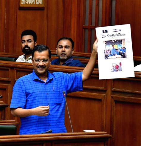 Delhi Cm Arvind Kejriwal Addresses During The One Day Special Session