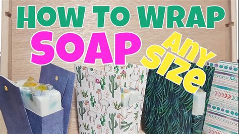 How To Wrap Soap In Paper Works For Any Size Youtube