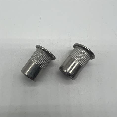 SS304 Rivet Nut M10 Stainless Steel Reduce Head Kunrled Body