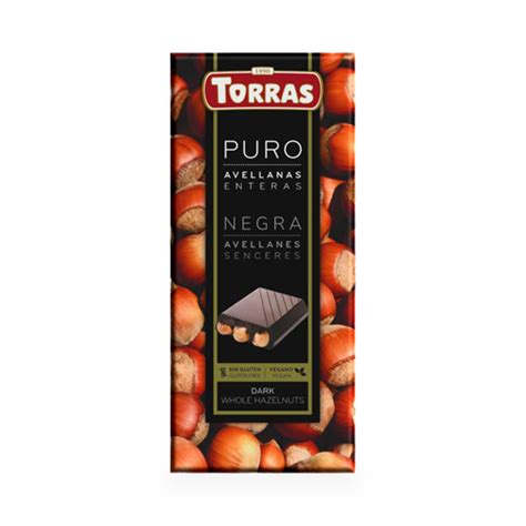 Chocolate Negro Con Avellanas Enteras 150g Torras Fruta Y Verdura Cal