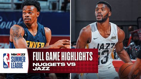 NUGGETS vs JAZZ | NBA SUMMER LEAGUE | FULL GAME HIGHLIGHTS - Win Big Sports