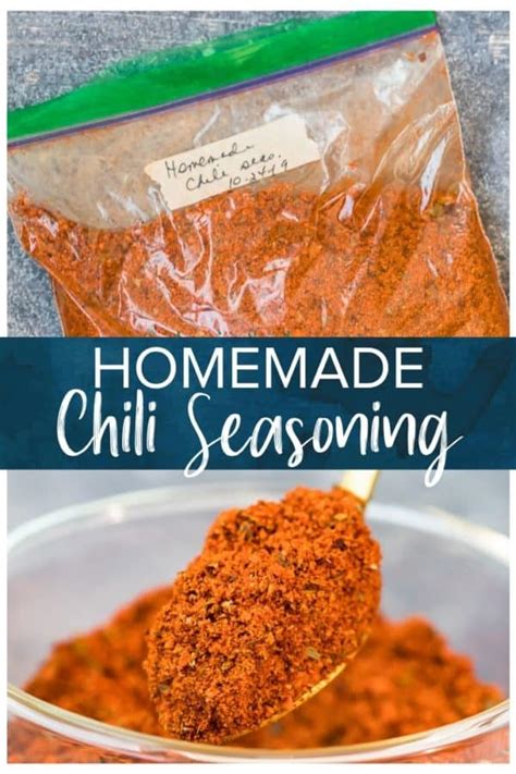 Homemade Chili Seasoning Recipe The Cookie Rookie®