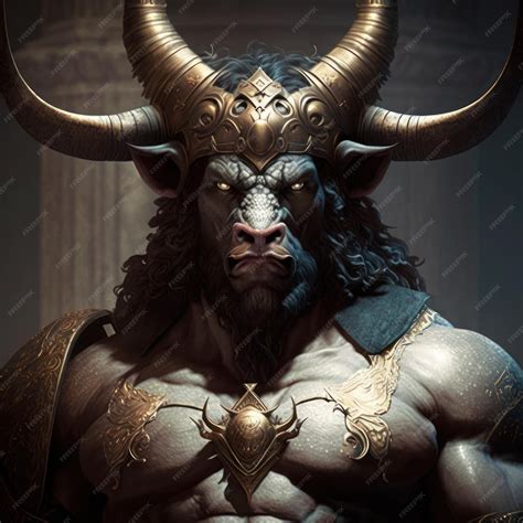 Premium Photo Concept Art Illustration Of Minotaur From Greek Mythology