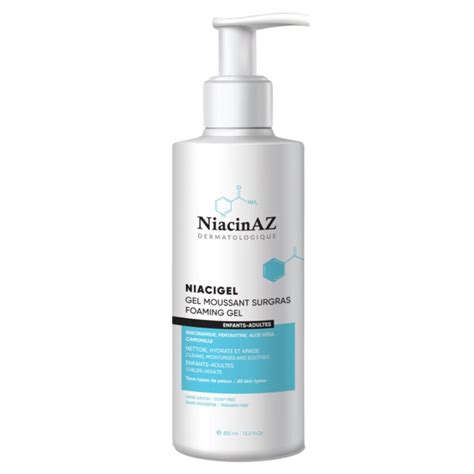 NiacinAZ NiaciGel Gel Moussant Nettoyant Surgras 400ml Maroc