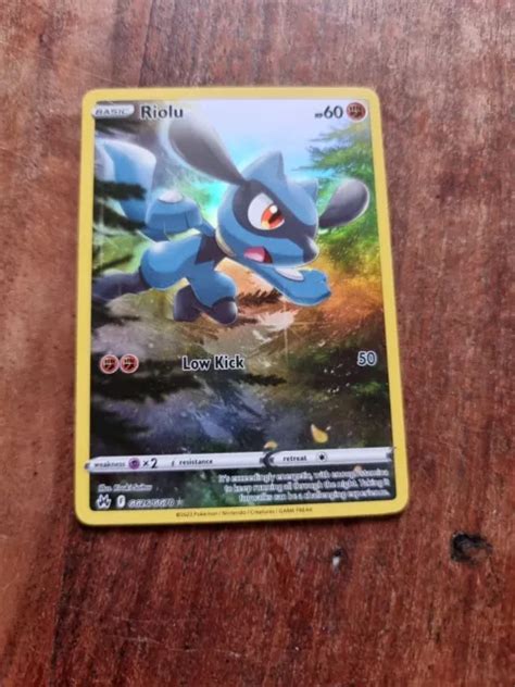 POKÉMON TCG RIOLU Crown Zenith Galarian Gallery GG26 GG70 Holo Rare 5