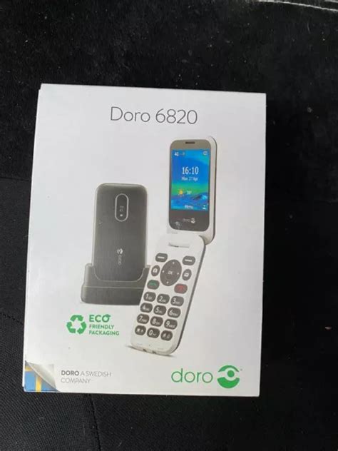 Doro T L Phone Portable Senior T L Phone Portable Pliable Noir