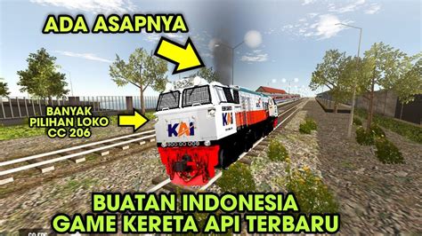 Detail Banget Rel Dan Lokomotif Nya Game Kereta Api Simulator