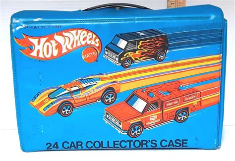 Vintage 1975 Mattel Hot Wheels Redline 24 Car Collectors Case 8227 Very Good 4632886293