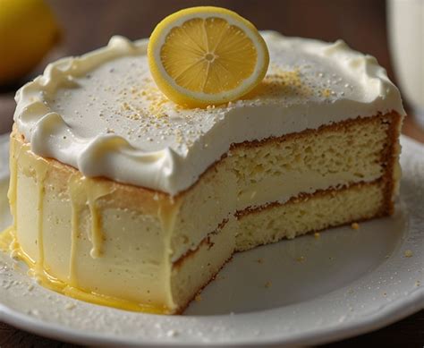 Italian Lemon Cream Cake - Recipes Fiber