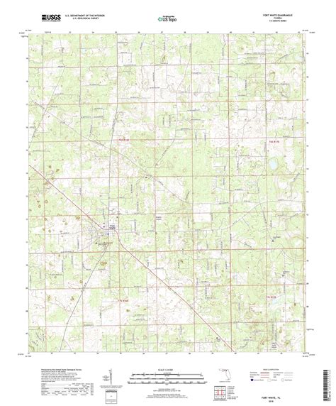 Mytopo Fort White Florida Usgs Quad Topo Map