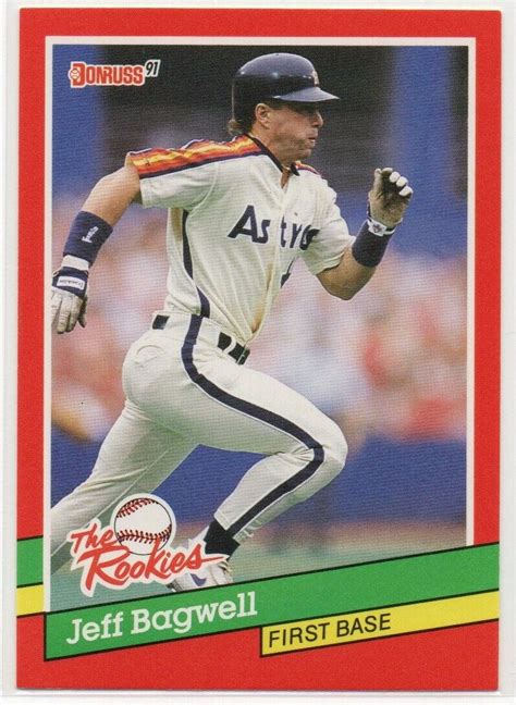 Jeff Bagwell Donruss The Rookies Rc Houston Astros Hall Of