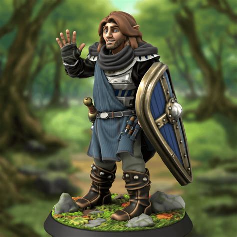 Redemptionchallenge Of My First Ever Dnd Character And Heroforge Mini