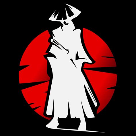 samurai warrior japan logo template. icon samurai sword. 22257356 ...