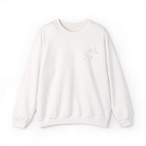 minimalist caleb crewneck sweatshirt etsy