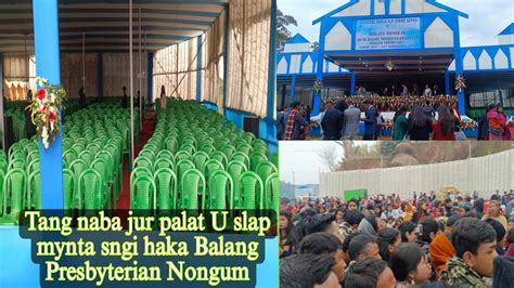 Naba Jur U Slap Duh Pynlong Jingiaseng Ha Pandal Haka Synod Samla Haka