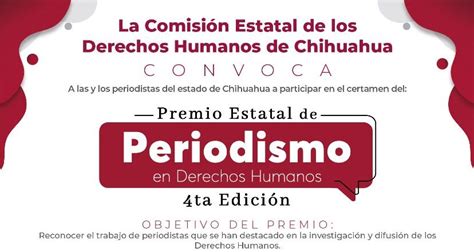 Lanza CEDH convocatoria para la 4ta edición del Premio Estatal de