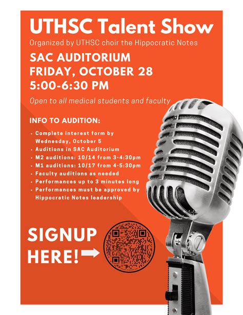 Uthsc 2022 Talent Show Flyer 5919ce72 Uthsc News