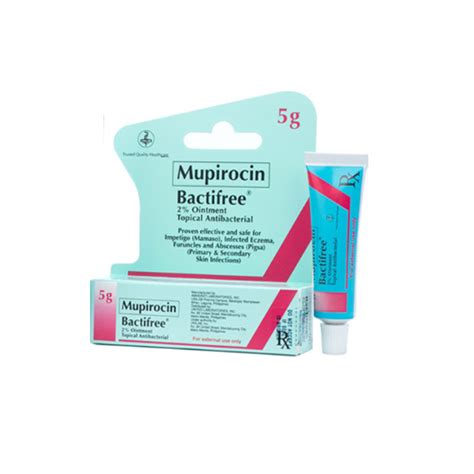 Bactifree Mupirocin 20mg 20 Ointment 5g X 1 Xalmeds