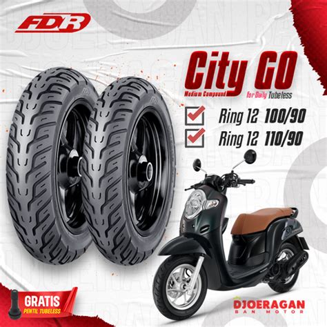 Ban Motor Matic Sepasang Ring Fdr City Go Scoopy Genio Beat Deluxe