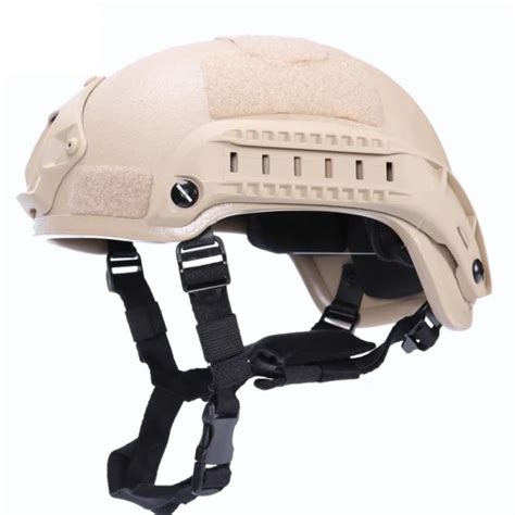 Mich Style Ach Tactical Helmet With Nvg Mount And Side Rail Mich