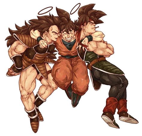 Raditz Goku And Bardock Dragon Ball Art Dragon Ball Artwork