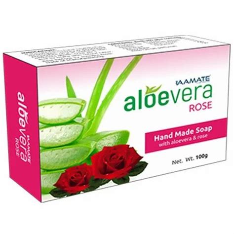 Handmade Aloe Vera Rose Soap At Rs 75piece Aloe Vera Soap In