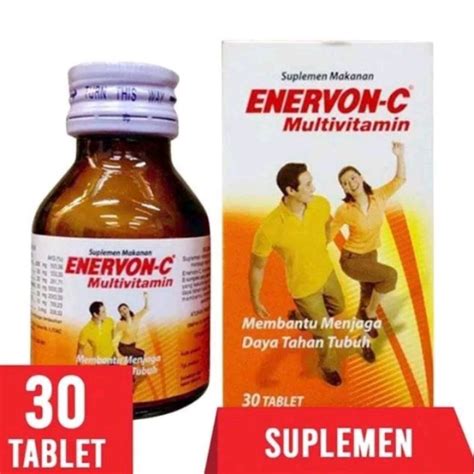 Enervon C Botol Tablet Multivitamin Tubuh Lazada Indonesia