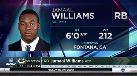 Packers select RB Jamaal Williams in the NFL Draft