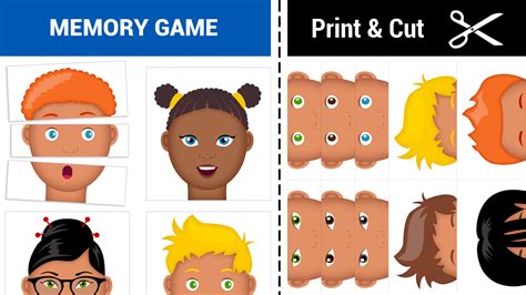 Famous Faces Printable Game