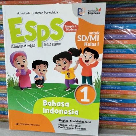 Jual Esps Bahasa Indonesia Kelas Sd Penerbit Erlangga Kurikulum