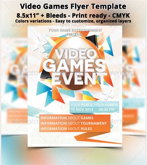 20 Amazing Online Gaming Flyer Templates Free And Premium Templates