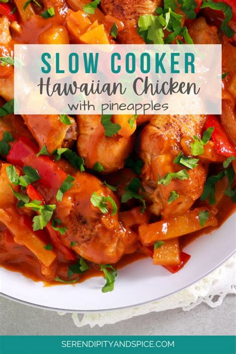 Sweet Hawaiian Crockpot Chicken Recipe Serendipity And Spice