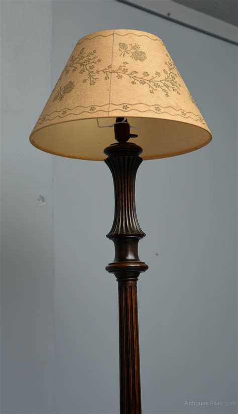 Antiques Atlas Georgian Style C 1920 Mahogany Standard Lamp As510a731