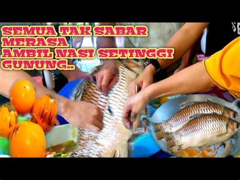 Gadis Sabah Masak Ikan Sultan Campur Terung Dayak Hampir Tak Cukup