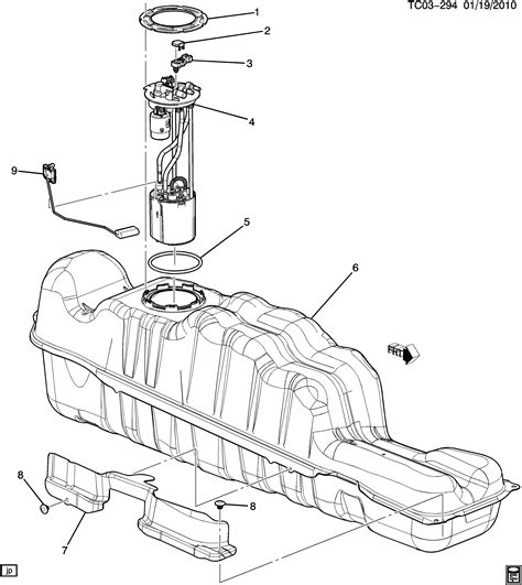 Avalanche 36 Bodystyle 2WD Fuel Tank Chevrolet EPC Online