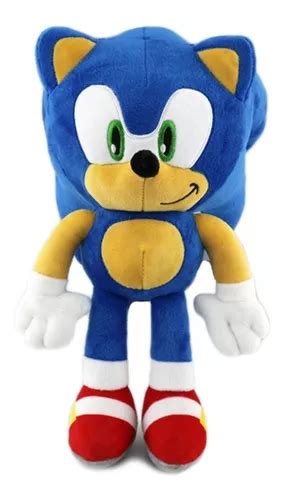 Muñeco De Peluche Sonic Hedgehog 30 Cm Importado Meses sin interés