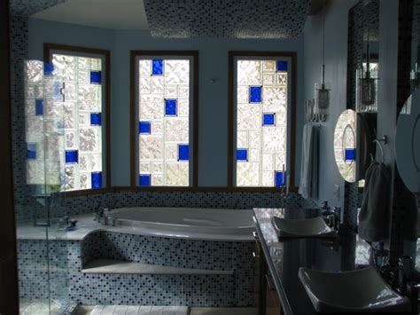 Glass Block Bathroom Windows Modern Bathroom New Orleans By