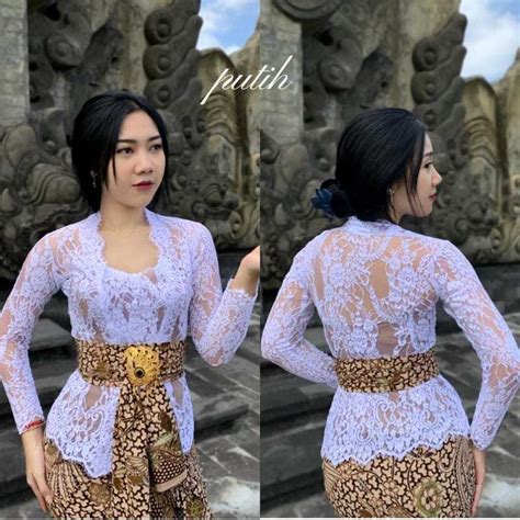 Jual TERLARIS Kebaya Brokat Bali Sofia Atasan Kebaya Kutu Baru