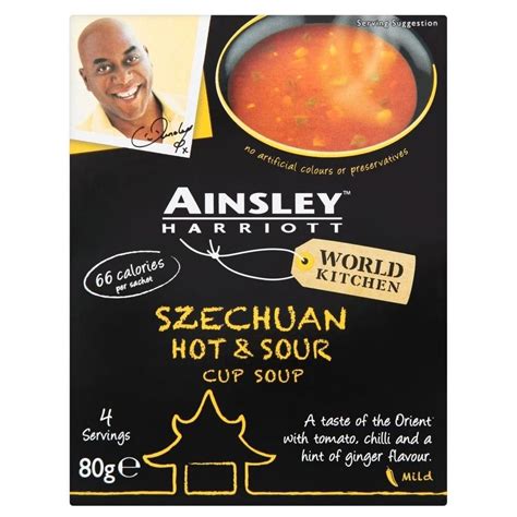 Amazon Ainsley Harriott Cup Soup Szechuan Hot Sour 4 Per Pack