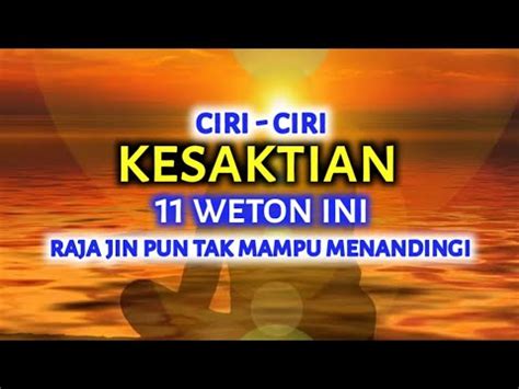 Sakti Inilah Ciri Ciri Weton Yang Peka Terhadap Makhluk Gaib