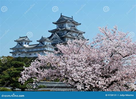 Himeji Castle During Cherry Blossom Stock Image - Image: 9728131