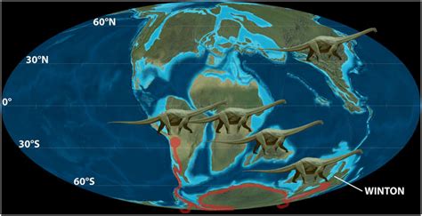 Cretaceous Map Of World