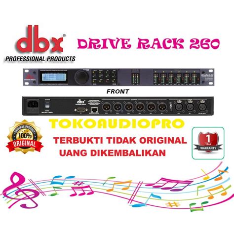 Jual Dlms Dbx Driverack Digital Speaker Management Original Dlms