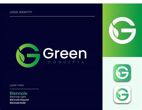 green Logo Design on Behance