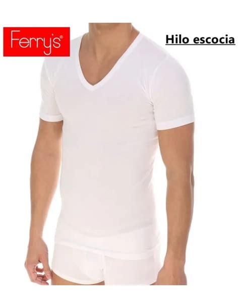 Comprar Pack Camisetas Manga Corta Ferrys Cuello Pico Hilo Escocia