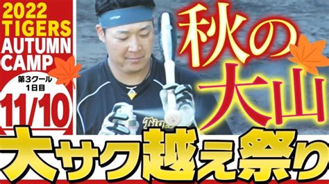 【11月10日秋季キャンプ】岡田野球が徐々に見えてきたぞ！豊田寛駐車場まで飛ばす！伊藤将司は今日も半袖で投げ込み！阪神タイガース密着！応援番組