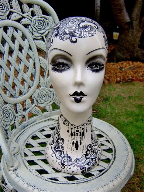 Mannequin art, Styrofoam head, Art dolls handmade