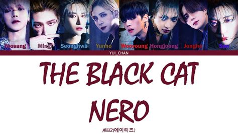 Ateez The Black Cat Nero Color Coded Lyrics Rus Eng