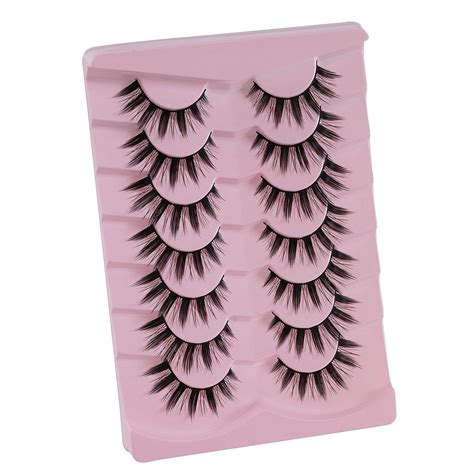 Korean Anime Lashes Japanese Asian Style Spiky Cosplay Manga False