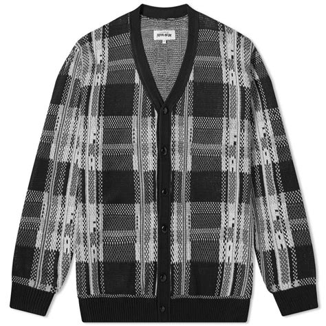 Fucking Awesome Freak Plaid Knit Cardigan Fucking Awesome